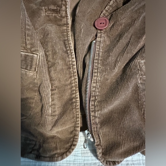 Fossil Brown Cord Corduroy Jacket 90s Y2K - Picture 2 of 7